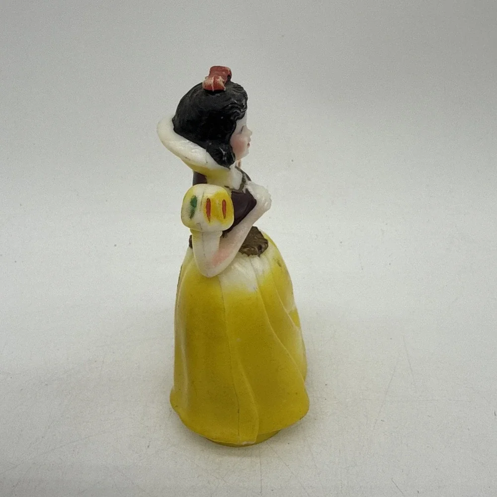 Vintage Snow White & Cinderella Hard Plastic Cake Toppers? 1960s 4.5